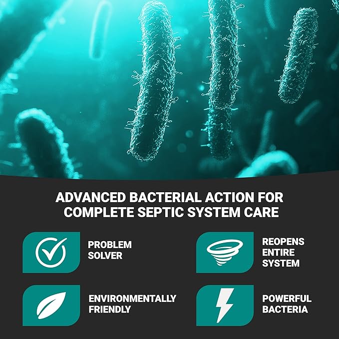Roebic K-57-Q Septic System Cleaner: 32 Ounces, Cleans and Maintains Septic Systems for Optimal Performance
