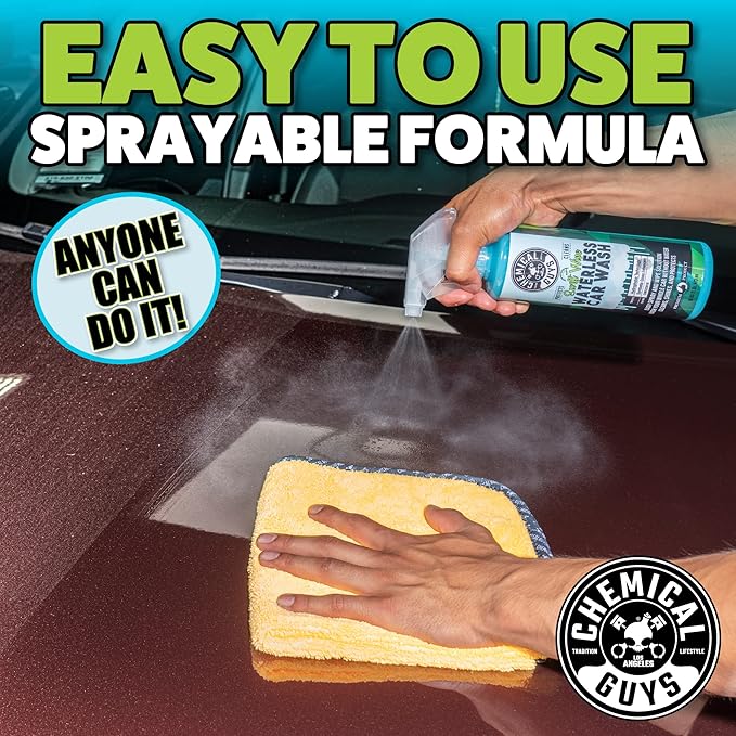Chemical Guys CWS20916 Swift Wipe Sprayable Waterless Car Wash, Easily Clean - Just Spray & Wipe, Safe for Cars, Trucks, Motorcycles, RVs & More, 16 fl oz (Pack of 2)