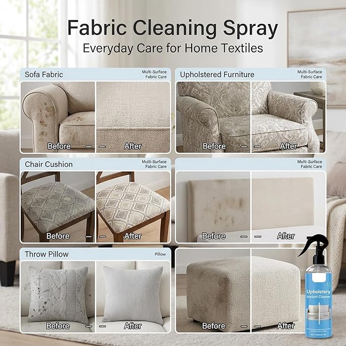 2026 Must-Have Upholstery Cleaner, Pro Upholstery & Interior Cleaner, Multi-fabric Cleaners and Upholsterys Stain Remover