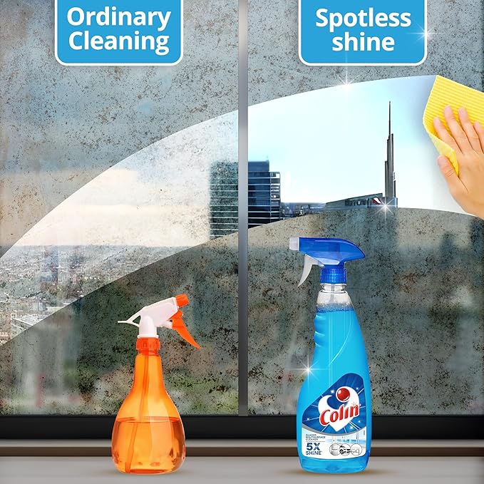 Glass Cleaner Pump 2X More Shine with shine Boosters - 500ml