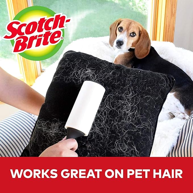 Scotch Brite Lint Roller, Value Pack of 75 Sheets, 375 Total Sheets