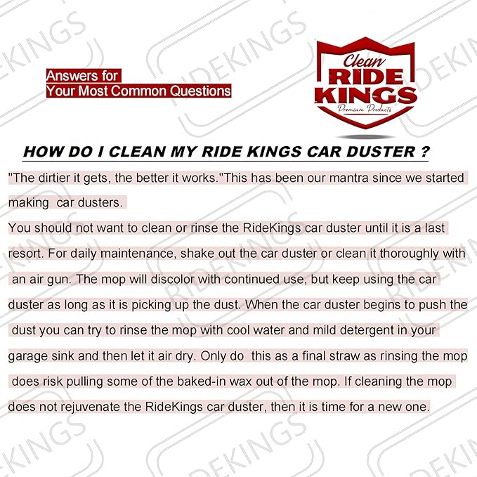 Car Duster Exterior Scratch Free,Car Dusters Extendable Handle Cleaning Exterior,Detailing Brush Kit for Truck,SUV,Caravan,Motorcycle,Wax Cotton Fabric,Waterless Wash Equipment