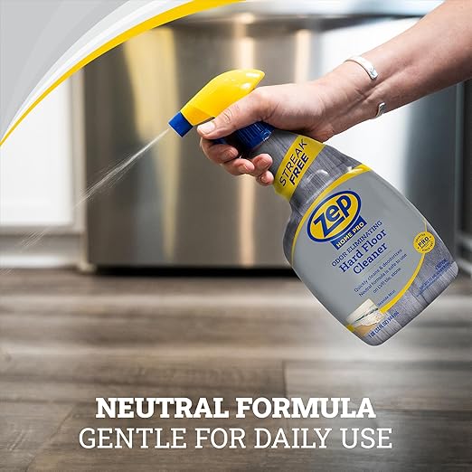 Zep Home Pro Odor Eliminating Hard Floor Cleaner 32oz (Pack of 1) R61206 - Remove dirt, odors, and grime from hardfloors with our quick-drying and streak-free formula