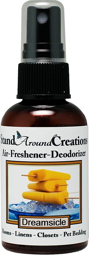 Concentrated Spray For Room/Linen/Room Deodorizer/Air Freshener - 2 fl oz - Scent - Dreamsicle: Vibrant orange citrus and heartwarming vanilla blended together in a sweet scented dream.