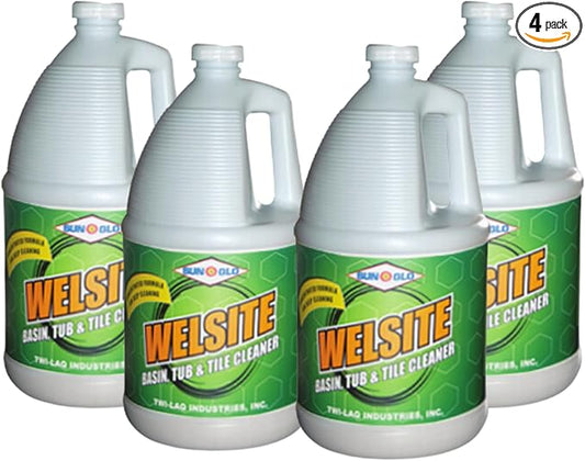 Sun-Glo Welsite Basin, Tub & Tile Cleaner Premium Restroom Shine (4x1 Gallon Case)