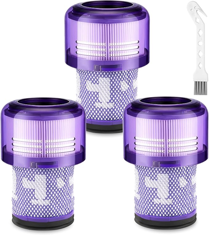 Lemige V12 Slim Vacuum Filters Replacement Parts for Dyson V12 Detect Slim, Detect Slim Animal, Slim+ Cordless Vacuum, V12 Slim Absolute Vacuums, SV34, SV35 Vacuum Cleaner, Compare to Part 971517-01