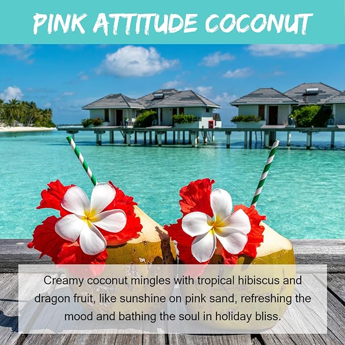 MUBYOK 1.5LB Pink Attitude Coconut Premium Scented Aroma Beads for Making Car Freshies Supplies PreScented Beads for Car Air Freshener Sachets Long-Lasing Scent