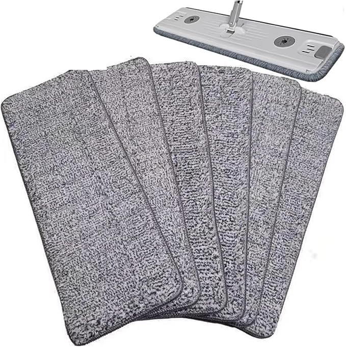 6/1PCS Replacement Microfiber Mop Pads Household Washable Spray Mop Cloth Household Portable Mop Head Cleaning Cloth Pad 33x12cm(2pcs)