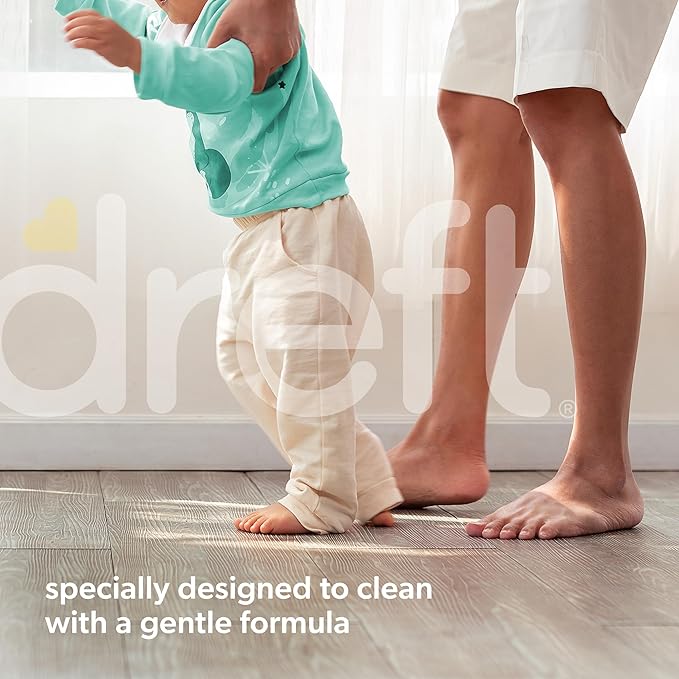 Dreft Active Baby Liquid Laundry Detergent,Helps Remove 99% of Baby Food Stains,Hypoallergenic,32 loads each,(Pack of 4)