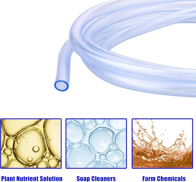 PWACCS Pressure Washer Siphon Hose with Filter, Downstream Soap Chemical Injector Parts for Power Washing, 10 Feet, 2 Filters