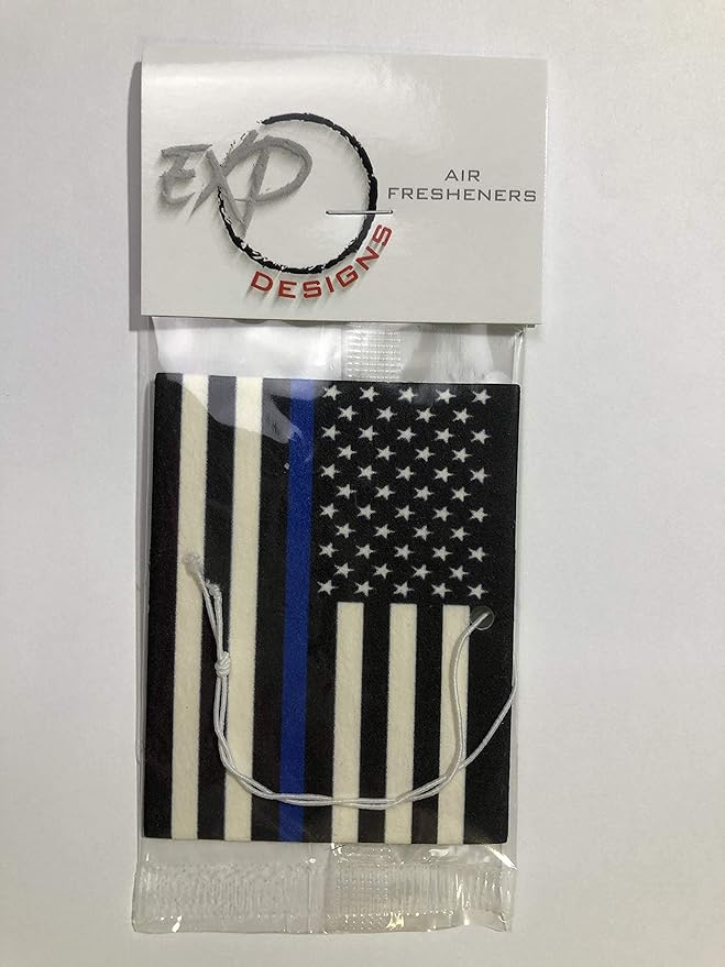 Blue Line American Flag Air Freshener