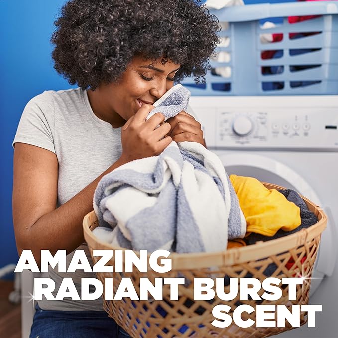 ARM & HAMMER Deep Clean Odor Formula Liquid Laundry Detergent, Radiant Burst Scent, 150 Fl Oz, 100 Loads