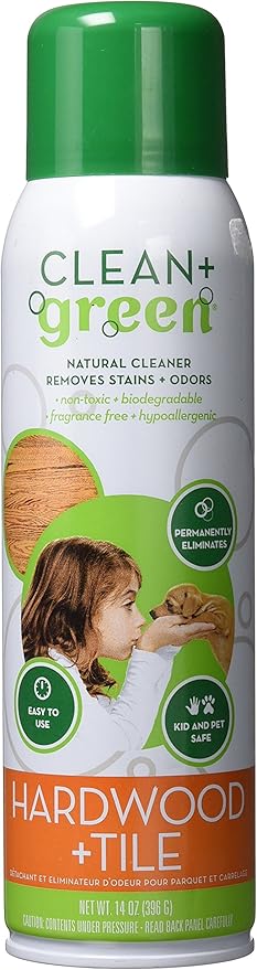Clean+Green Wood and Tile Odor & Stain Remover - 14oz