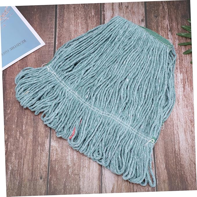 1pc Cotton Mop Cloth Water Absorbent Cleaning Mop Head for Home Use High Density Replacement Cloth for Tile and