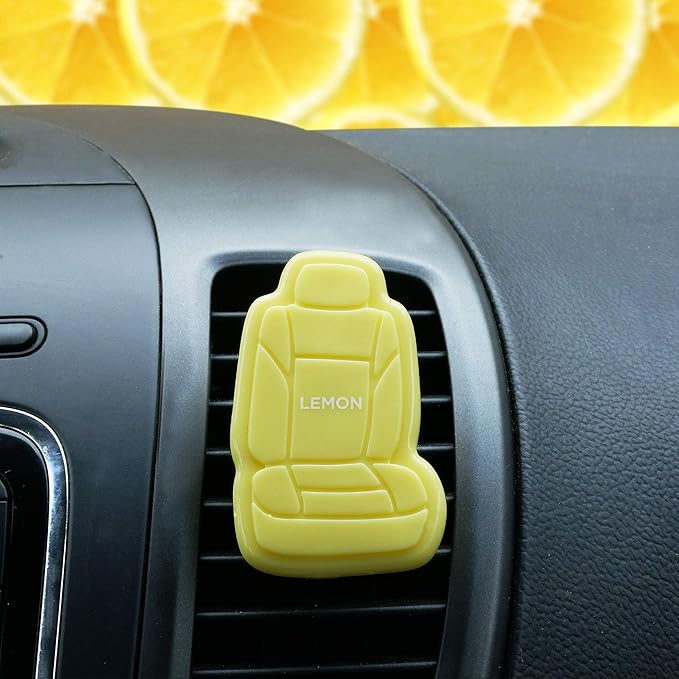 FH GROUP Car Seat Covers FH1017 Clip On 3D Air Freshener Vanilla Scent (Beige) – 3PK