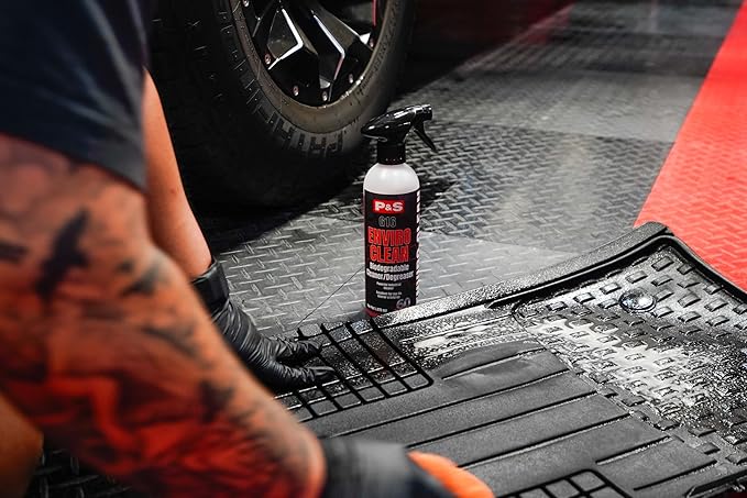 P & S PROFESSIONAL DETAIL PRODUCTS P&S Enviro-Clean Concentrated Cleaner & Degreaser – Citrus-Based Biodegradable Heavy Duty Cleaner for Cars, Engines, Wheels, Carpet & Vinyl
