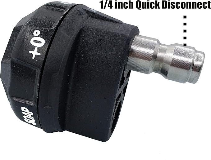 RIDGE WASHER Pressure Washer Nozzle, 6-in-1 Quick Changeover, 4000 PSI, 1/4 Inch Quick Connect