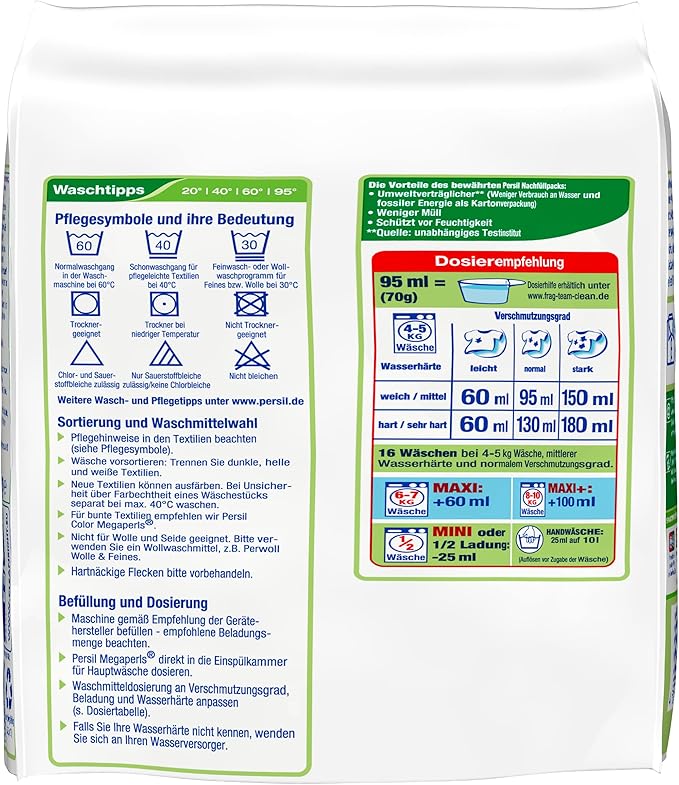 Persil Universal Megaperls | Deep Clean (16 Loads | 2.6 lbs | 1.12 Kg)