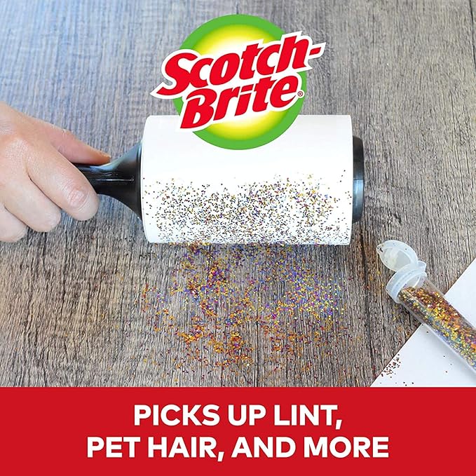 Scotch Brite Lint Roller, Value Pack of 75 Sheets, 375 Total Sheets