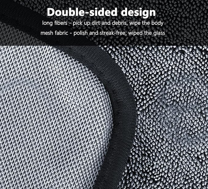 Shiny Cleaning Cloths 3PCS, 12 * 6“ Replacement Towel for Snap Grip Mini Mop, Shiny Shower Cleaning Cloths, Shower Doors Drying, Streak Free Glass Car Mirror Floor