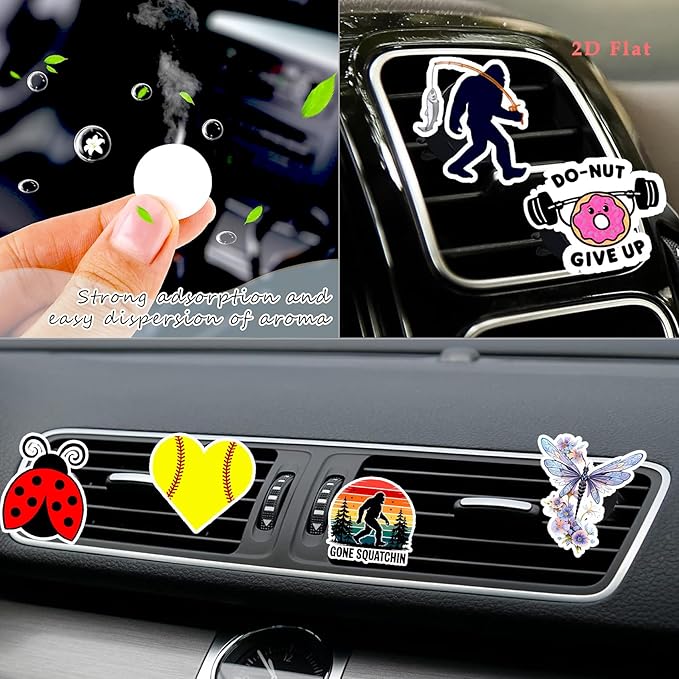 Cute Car Air Freshener Clips Carrot Car Vent Clips Carrot Cars Scents Cologne Air Conditioner Clip Auto Vent Interior Decoration Cars Accessories Carrots Gifts for Men Women,Friends