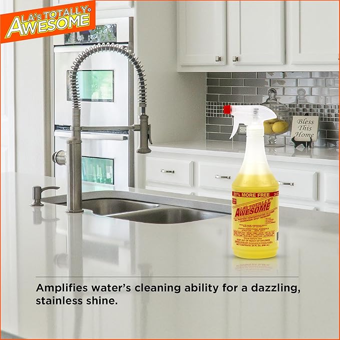 La's Totally Awesome All Purpose Cleaner, 6-Pack (64 oz Each) – Concentrated Formula, Degreaser, and Multipurpose Cleaner – Heavy Duty Bulk Cleaning Supplies for Home, Auto, Kitchen & Business