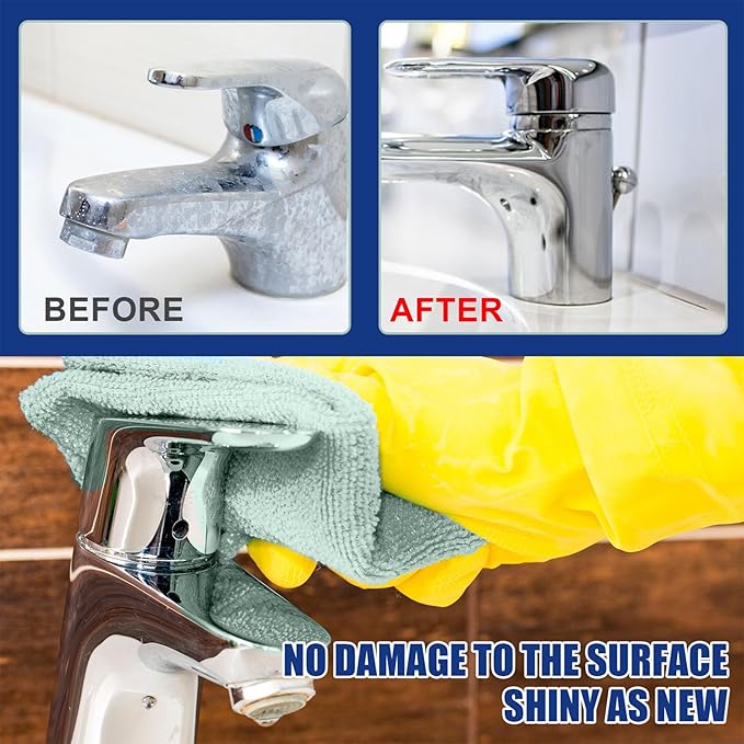Lanenow Jue-Fish Bathroom Descaler Foam Cleaner - Stubborn Stains Remover, Fresh Scent, All Purpose Bubble Spray (1pcs)