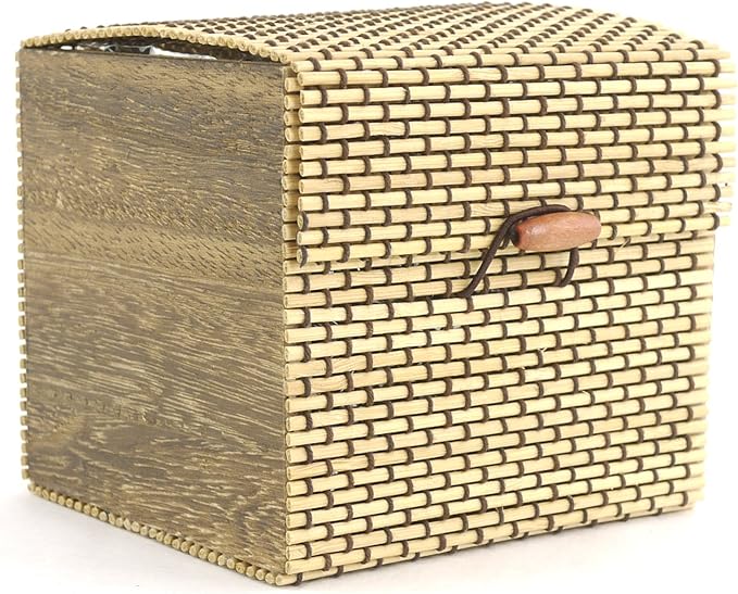 BambooMN Granulated Bamboo Charcoal Odor Absorber Bag in Decorative 4" Brown Box, 4 Sets