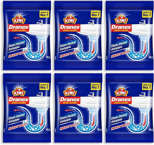 KIWI Dranex Drain Cleaner 50g*6N