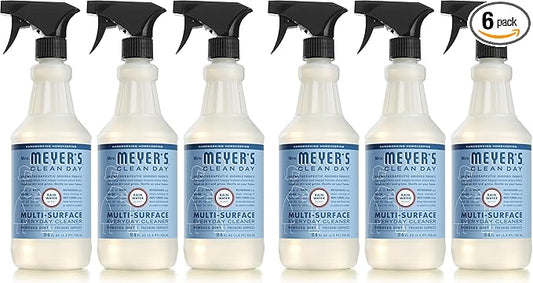 Mrs. MEYER'S CLEAN DAY All-Purpose Cleaner Spray,Rain Water,16 fl. oz,(Pack of 6)