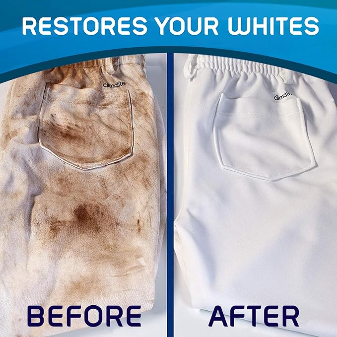 OUT White Brite Laundry Whitener Bleach Alternative, Stain Remover Detergent Booster Powder for Clothes, 4 Pound 12 Ounce Bottle