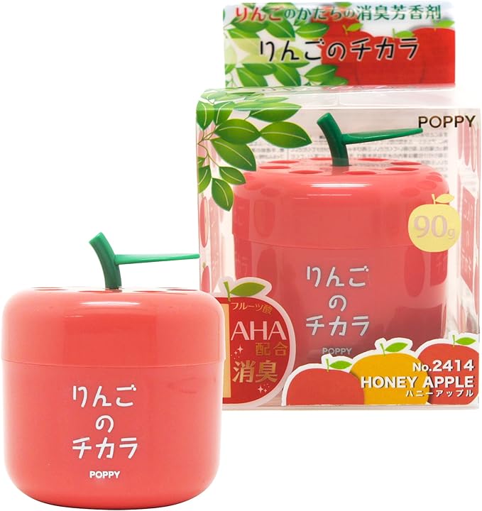 car air freshener, Mixed 2 Packs, Pure Apple and Honney Apple Scent in Cute Apple Shape Container, Best JDM Japan Car, Home, Office Air Freshener