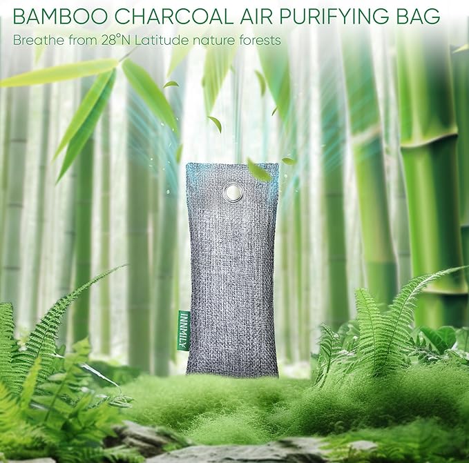 14 Packs Activated Charcoal Odor Absorber for Shoes and Home