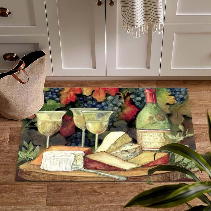 Kitchen Mat for Floor Cushioned Modern Rugs Non Slip Waterproof Comfort Memory Foam Kitchen Floor Mat for Front of Sink, Laundry Room 3x4ft/36x48in