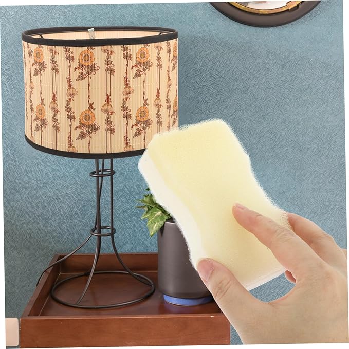 30pcs Gelloo White Cleaning Sponge Dryer Cleaner Dust Sponge for Lampshade Fabric Cleaning Tool