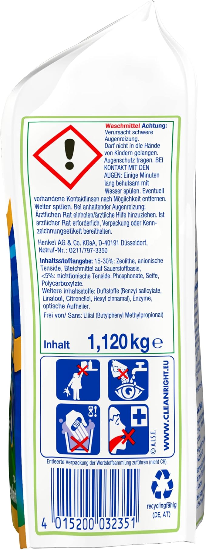 Persil Universal Megaperls | Deep Clean (16 Loads | 2.6 lbs | 1.12 Kg)