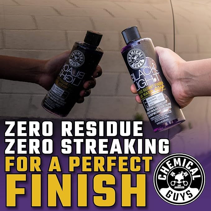 Chemical Guys CWS61964 Black Light Foaming Car Wash Soap (Works with Foam Cannons, Foam Guns or Bucket Washes) for Cars, Trucks, Motorcycles, RVs & More, 64 fl oz (Half Gallon) Black Cherry Scent