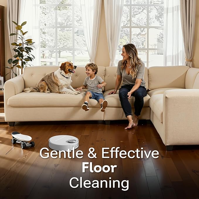 Snowlily 2 Pack Floor Cleaner Solution for Hardwood & Tile Floors, Compatible with Roborock, All Robot Vacuum Mops & Wet Dry Vacuum Cleaners, 1:100 Dilution Ratio