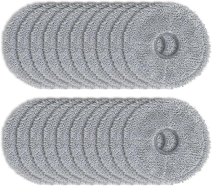 Vacuum Cleaner Accessory Mop Cloth，Compatible for Conga， 9590/9990 /10090 Spin Ultra(4pcs)