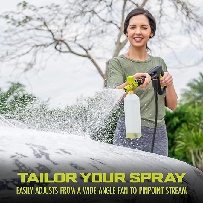 Sun Joe 34 Ounce Foam Soap Spray Cannon for SPX Series Electric Pressure Washer