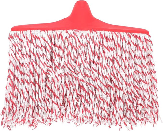 Replacement Mop Head for Household Use Stainless Steel Cotton String Mop Head with Wide Cleaning Surface Suitable for Floor Dust