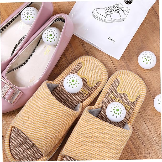 Shoe Smell Balls Shoe Deodorizer Balls, 60PCS 1.6 Inch Smell, Safe Natural Freshener Ball, Sneaker Deodorizer for Home Office