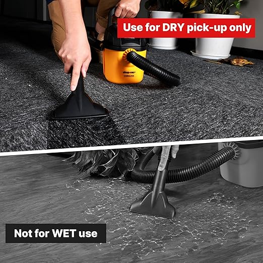 Shop-Vac Non-Woven Cloth Filter Bags – 2 Pack Reusable Filter Replacements, Fits Small Dry Vacuums (7" × 6-1/4" × 3-1/2")