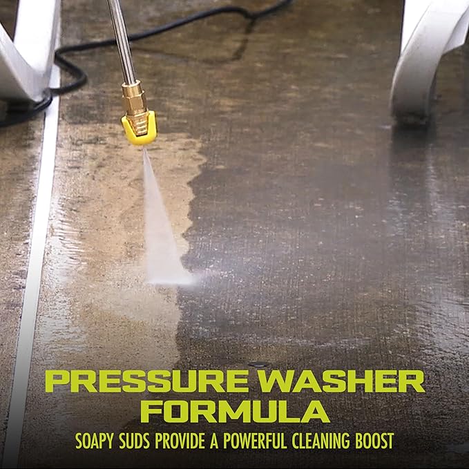 Sun Joe House and Deck All-Purpose Pressure Washer, Concentrated Cleaner and Degreaser, Unscented, 1 Gallon - Cleaning Solution for Home, Garage, Patio, Driveway, and Outdoor Surfaces, SPX-APC1G