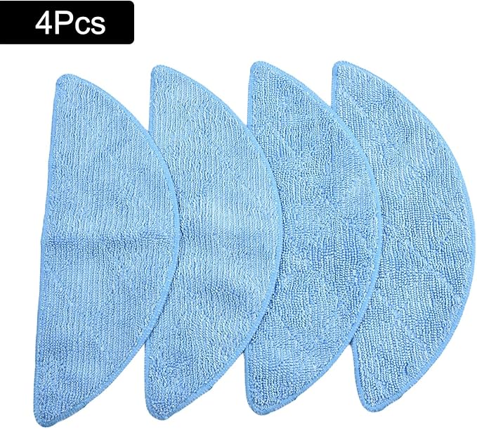 4 Pack Reusable Microfiber Pads for OGORI Electric Spin Mop Cleaning Tools Household Microfiber Home Appliance Vacuum Cleaner
