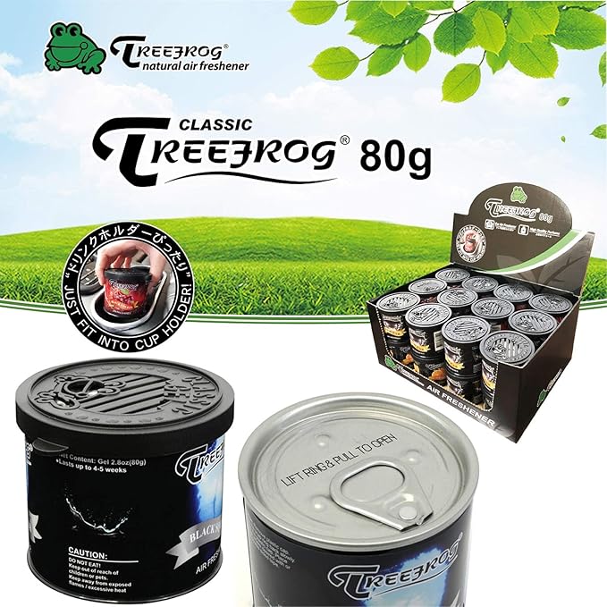 Tree Frog Air Freshener - Black Squash (1box) x12cans