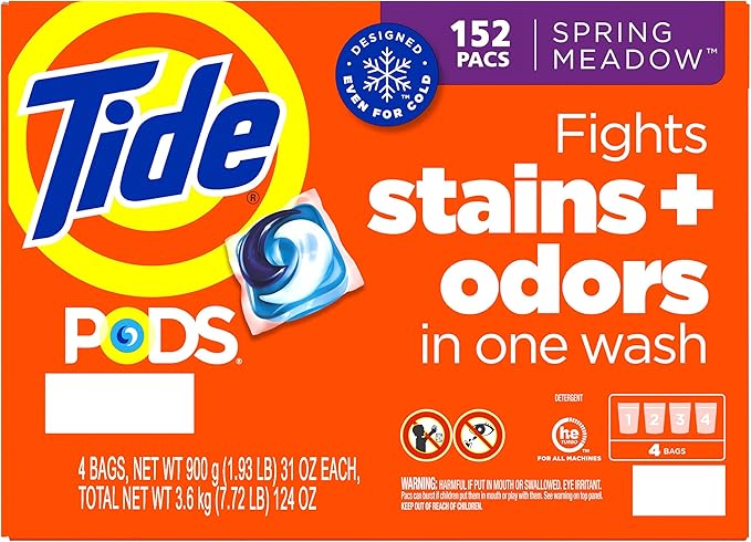 TIDE PODS Spring Meadow Pack of 152, RED