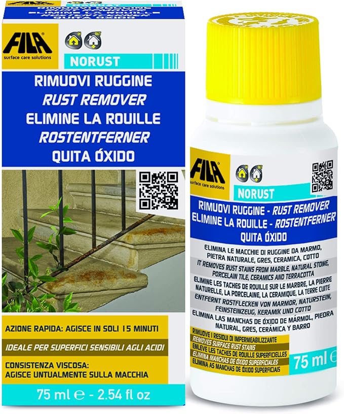 FILA Surface Care Solutions NO Rust Rust Stain Remover, 75 ml