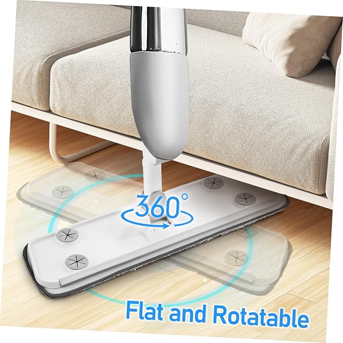 Microfiber Spray Mop Washable Pads Wet Dry Floor Mop for Hardwood Tile Laminate Floors Water Tank Rotatable Head Easy Replacement