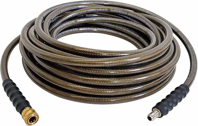 Simpson Cleaning 41034 Monster Series 4500 PSI Pressure Washer Hose, Cold Water Use, 3/8 Inch Inner Diameter, 200-Foot, Brown